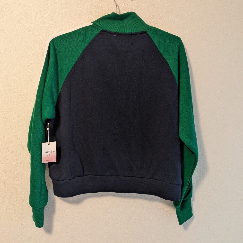 Forever 21 Quarter Zip Sweatshirt - Picture 2 of 3